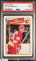 Joe Nieuwendyk 1988 Topps Rookie RC Calgary Flames #16 PSA 9