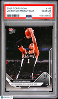 Victor Wembanyama 2025 Topps Now San Antonio Spurs #148 PSA 10