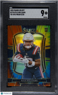 Kyle Williams 2025 Select Tie Dye Rookie RC New England Patriots 5/25 SGC 9