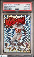 Derrick Thomas 2020 Absolute KABOOM! CASE HIT Kansas City Chiefs PSA 10
