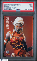 Ember 2019 Panini Fortnite Italy Holofoil #232 PSA 7