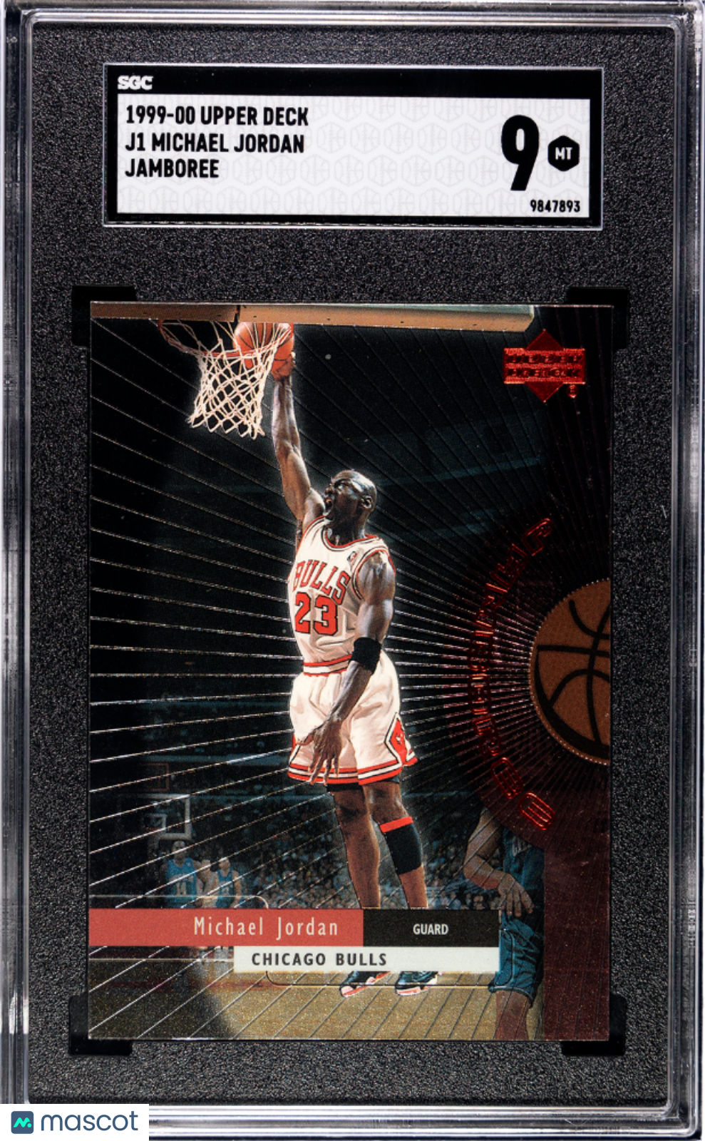 Michael Jordan 1999-00 Upper Deck Jamboree Chicago Bulls #J1 SGC 9