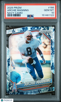 Archie Manning 2025 Prizm Navy Camo Prizm Houston Oilers 16/25 PSA 10
