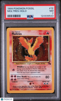 Moltres 1999 Pokemon Fossil Holo PSA 7 #12