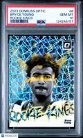Bryce Young 2023 Optic Rookie Kings SSP CASE HIT RC Carolina Panthers PSA 10