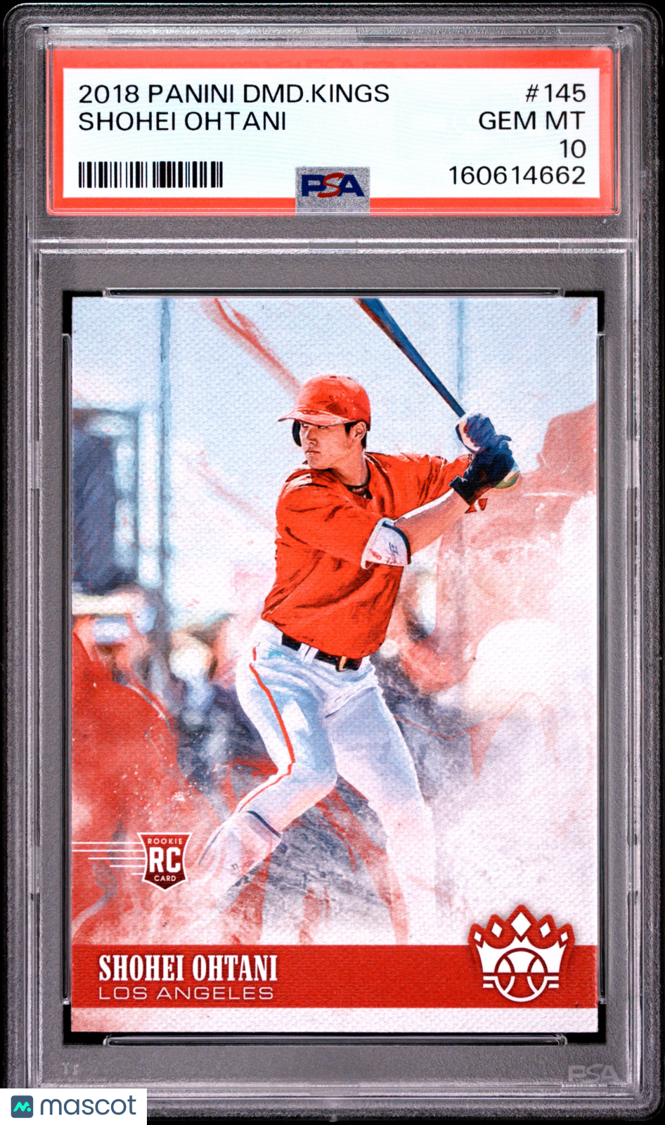 Shohei Ohtani 2018 Diamond Kings Rookie RC Los Angeles Angels #145 PSA 10