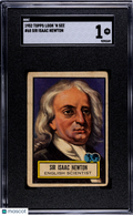 Sir Isaac Newton 1952 Topps Look 'n See #68 SGC 1