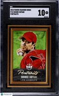 Shohei Ohtani 2018 Diamond Kings Portraits Rookie RC Los Angeles Angels SGC 10