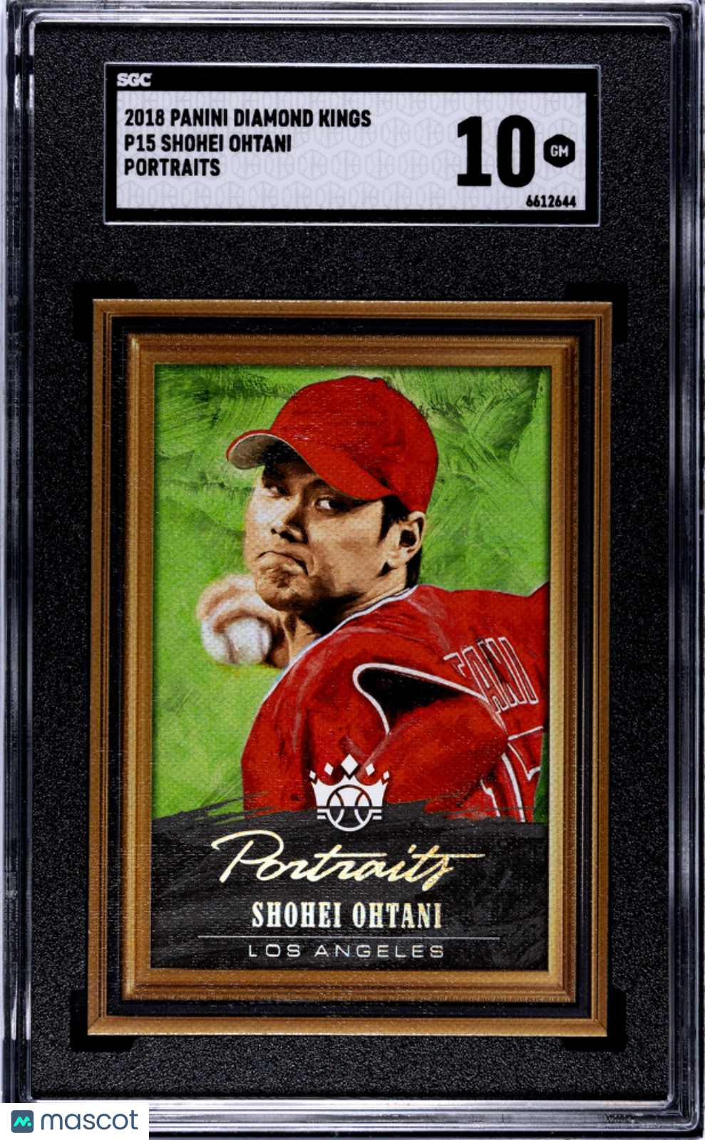 Shohei Ohtani 2018 Diamond Kings Portraits Rookie RC Los Angeles Angels SGC 10