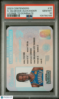 Shai Gilgeous-Alexander 2023 Contenders License To Dominate CASE HIT PSA 10