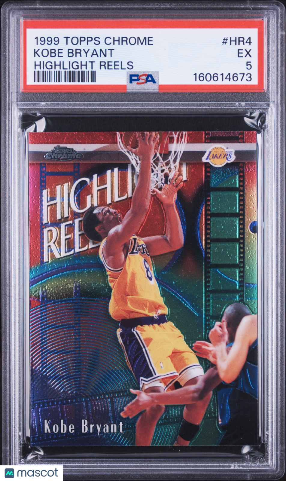 Kobe Bryant 1999-00 Topps Chrome Highlight Reels Los Angeles Lakers #HR4 PSA 5