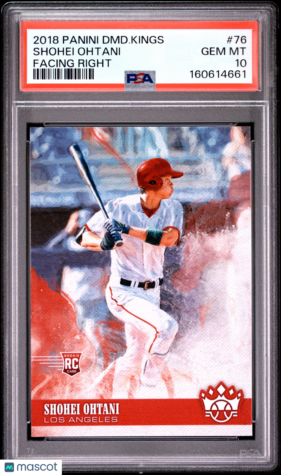 Shohei Ohtani 2018 Diamond Kings Facing Right Rookie RC LA Angels PSA 10