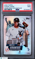Aaron Judge 2025 Topps Home Field Advantage SSP New York Yankees PSA 9