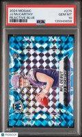JJ Mccarthy 2024 Mosaic Blue Reactive Rookie RC Minnesota Vikings #275 PSA 10