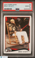 Bray Wyatt 2014 Topps WWE Rookie RC Wrestling #6 PSA 10