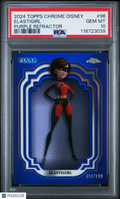 Elastigirl 2024 Topps Chrome Disney Purple Refractor 11/199 #96 PSA 10