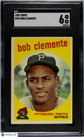 Bob Clemente 1959 Topps Card Pittsburgh Pirates #478 SGC 6