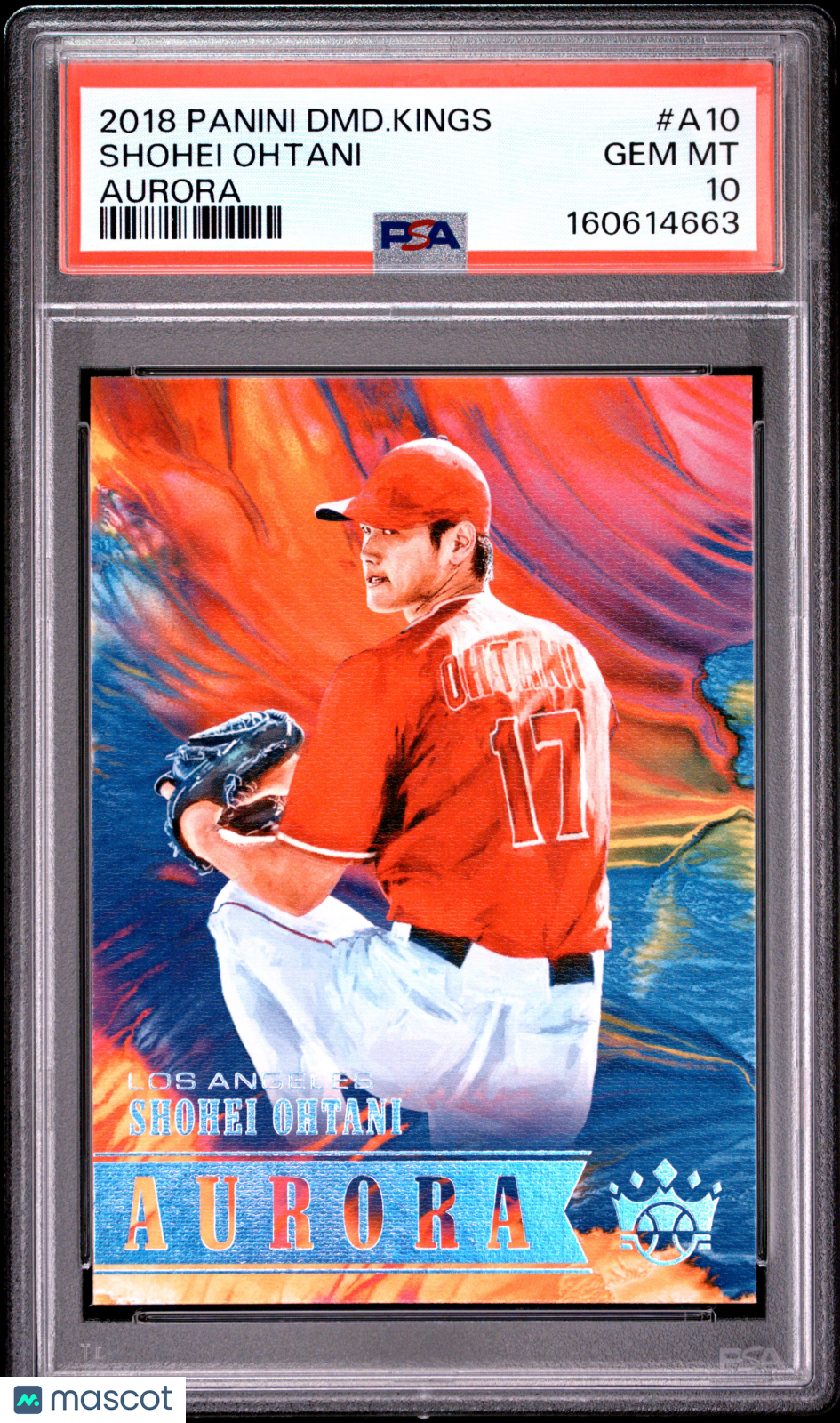 Shohei Ohtani 2018 Diamond Kings Aurora Rookie RC Los Angeles Angels PSA 10