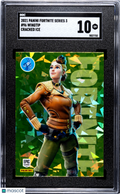 Wingtip 2021 Panini Fortnite Series 3 Cracked Ice #96 SGC 10