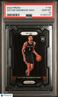 Victor Wembanyama 2023-24 Prizm Rookie RC San Antonio Spurs #136 PSA 10