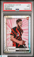 Ricardo Pepi 2022 Prizm World Cup Manga CASE HIT United States PSA 9