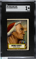 Amerigo Vespucci 1952 Topps Look 'n See #118 SGC 1