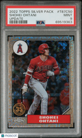 Shohei Ohtani 2022 Topps Chrome Update '87 Silver Pack LA Angeles PSA 9