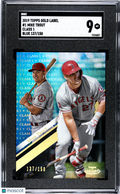 Mike Trout 2019 Topps Gold Label Class 1 Blue Los Angeles Angels 137150 SGC 9