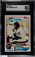 Lawrence Taylor 1982 Topps Rookie RC New York Giants #434 SGC 8