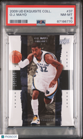 O. J. Mayo 2009 Upper Deck Exquisite Card Memphis Grizzlies 142/199 #37 PSA 8