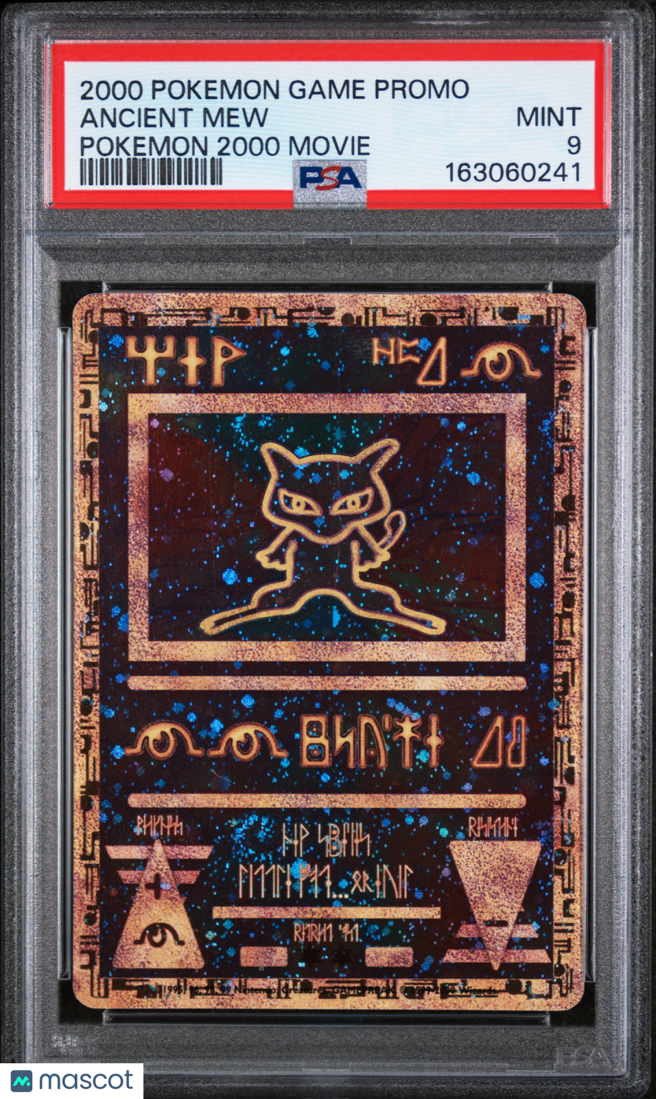 Ancient Mew 2000 Pokemon Game Movie Pokemon 2000 Movie PSA 9
