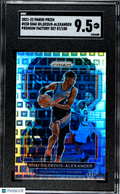 Shai Gilgeous-Alexander 2021-22 Prizm Premium Factory Set Thunder /150 SGC 9.5