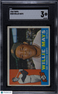 Willie Mays 1960 Topps Card San Fancisco Giants #200 SGC 3