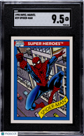 Spider-Man 1990 Impel Marvel Card #29 SGC 9.5
