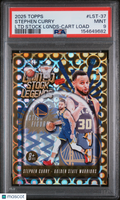 Stephen Curry 2025 Topps Limited Stock Legends LTD GOLD Warriors 22/25 PSA 9