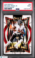 Michael Penix Jr. 2024 Select White Shock Rookie RC Falcons 187/199 PSA 9