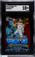 Trae Young 2024-25 Optic DOWNTOWN SSP CASE HIT Atlanta Hawks SGC 10