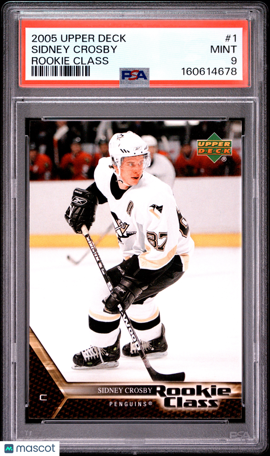 Sidney Crosby 2005 Upper Deck Rookie Class RC Penguins #1 PSA 9