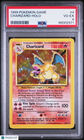Charizard 1999 Pokemon Game Holo PSA 4 #4