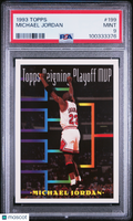 Michael Jordan 1993 Topps Reigning Playoff MVP #199 PSA 9