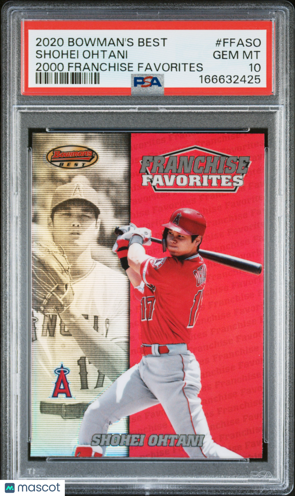 Shohei Ohtani 2020 Bowman's Best Franchise Favorites LA Angels PSA 10