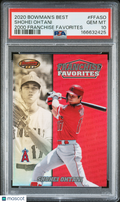 Shohei Ohtani 2020 Bowman's Best Franchise Favorites LA Angels PSA 10