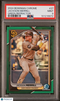 Jackson Merrill 2024 Bowman Chrome Green Refractor 17/99 PSA 9