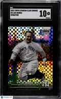 Lou Gehrig 2022 Topps Stadium Club Chrome Xfractor New York Yankees SGC 10