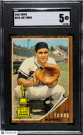 Joe Torre 1962 Topps SGC 5
