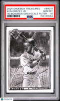 Ken Griffey Jr. 2025 Topps Shoebox Treasures '90 Bowman Grayscale 20/75 PSA 10