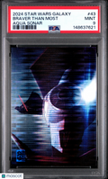 Braver Than Most 2024 Topps Chrome Star Wars Galaxy Aqua Sonar 38/199 PSA 9