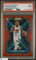 Desmond Bane 2020 Panini Prizm Choice Red PSA 9