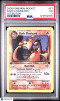 Dark Charizard 2000 Pokemon Rocket 1st Edition PSA 3 #21