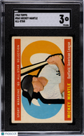 Mickey Mantle 1960 Topps All Star New York Yankees #563 SGC 3